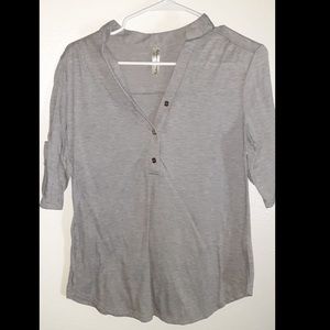 Grey sleeve top